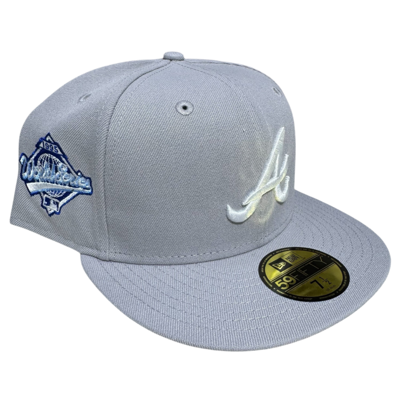 Atlanta Braves Grey/Blue 1995 WS New Era Fitted Cap