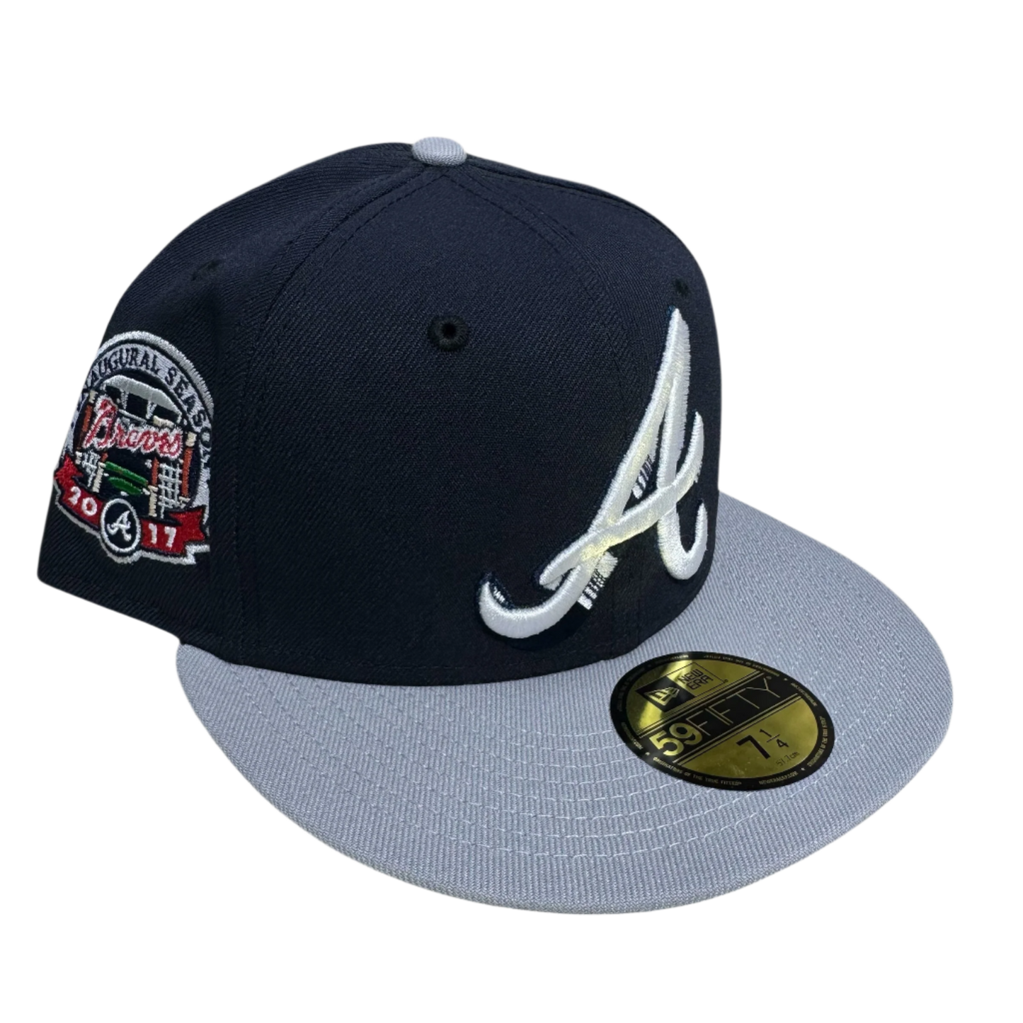 Atlanta Braves Inaugural Season Navy New Era Fitted Cap