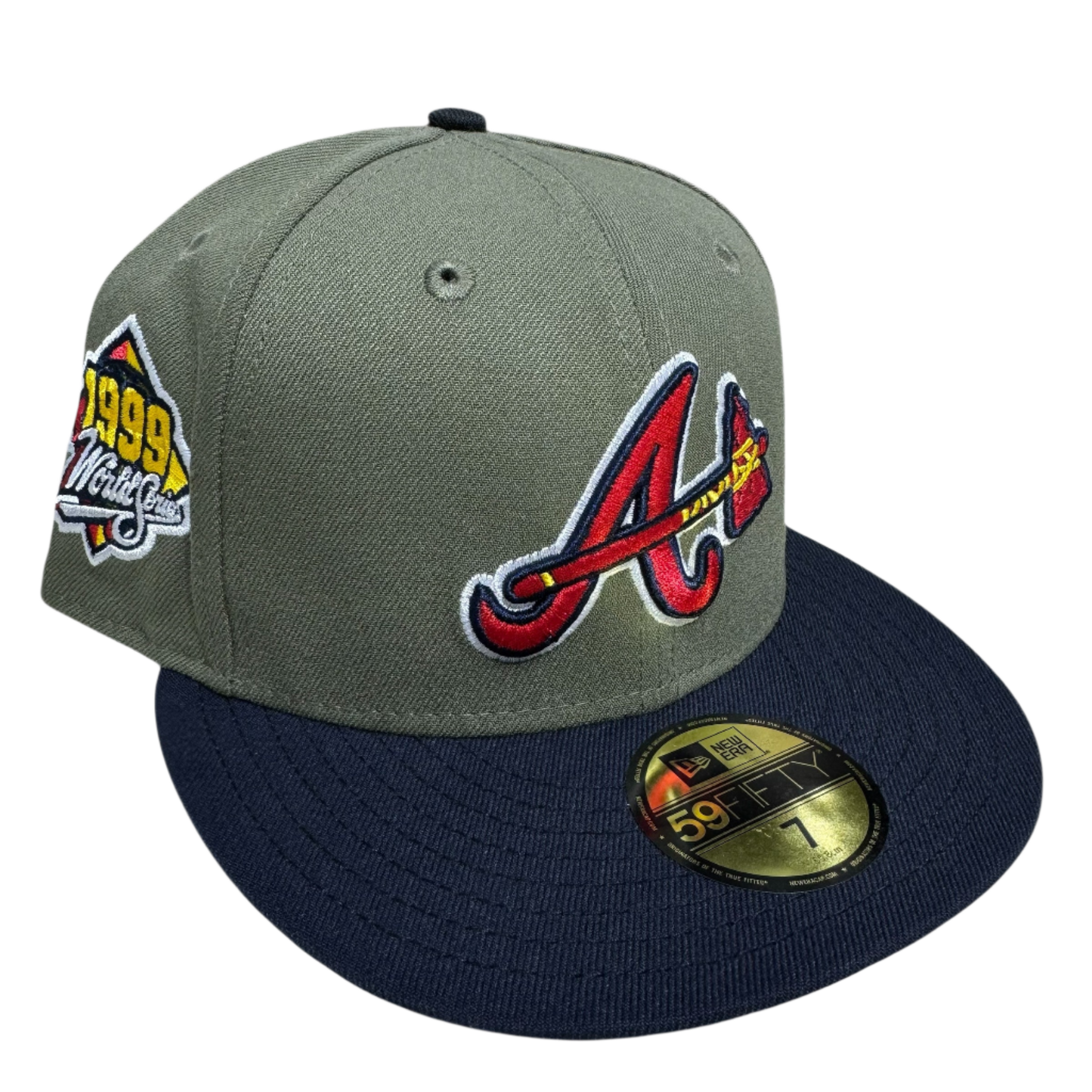 Atlanta Braves 1999 WS Olive New Era Fitted Cap