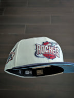 Houston Rockets 'Icy Drank' 59FIFTY Fitted Hat – Off White Navy / Doscientos Blue UV