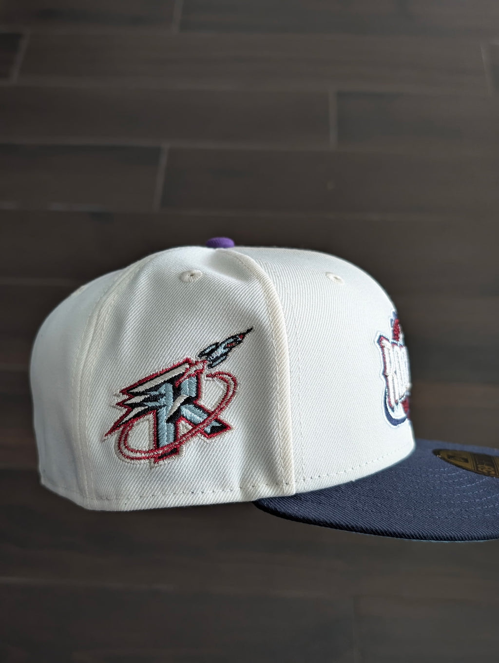Houston Rockets 'Icy Drank' 59FIFTY Fitted Hat – Off White Navy / Doscientos Blue UV