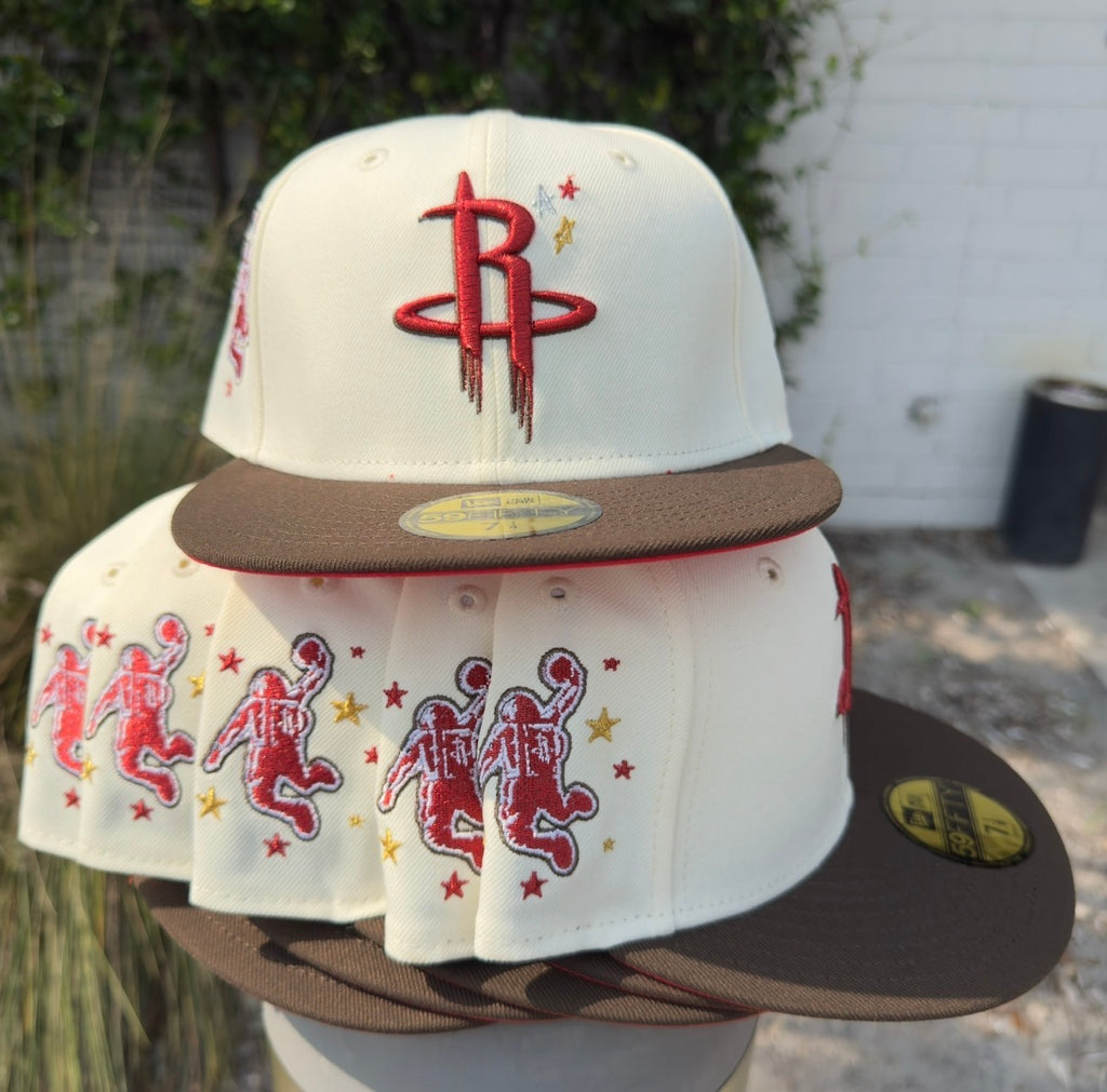 Houston Rockets 'Moonshot Mocha' Fitted Hat