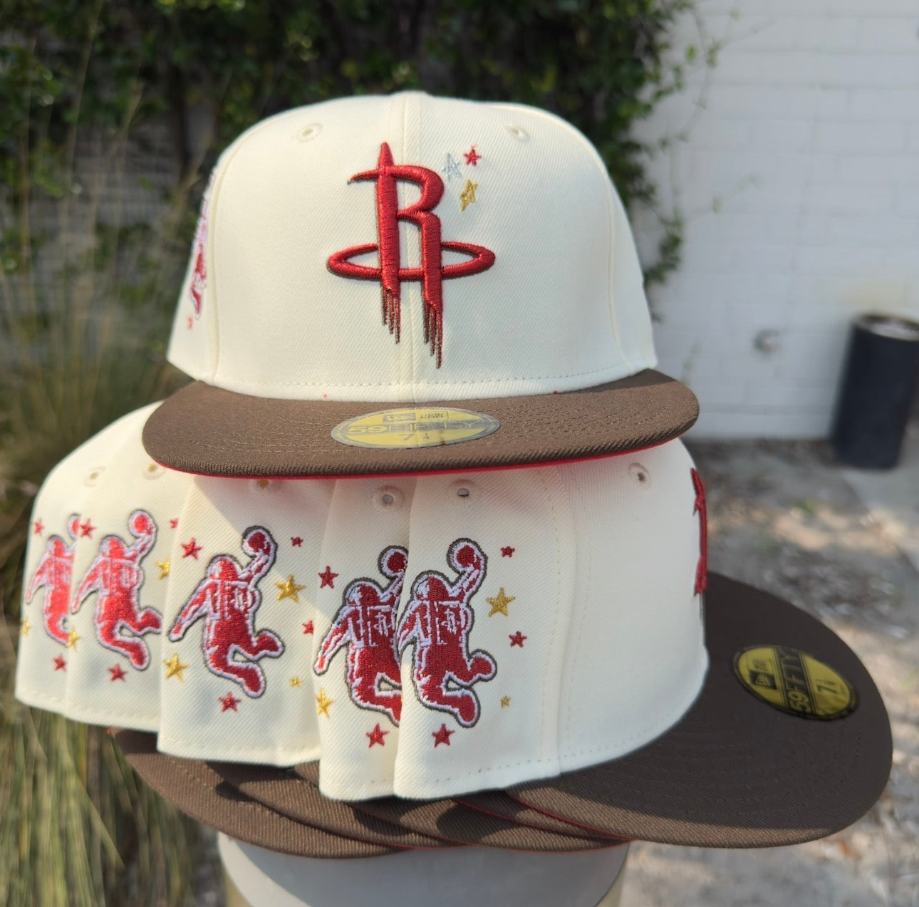 Houston Rockets 'Moonshot Mocha' Fitted Hat