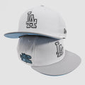 Los Angeles Dodgers 1981 World Series New Era 59FIFTY Fitted – White / Grey / Baby Blue UV