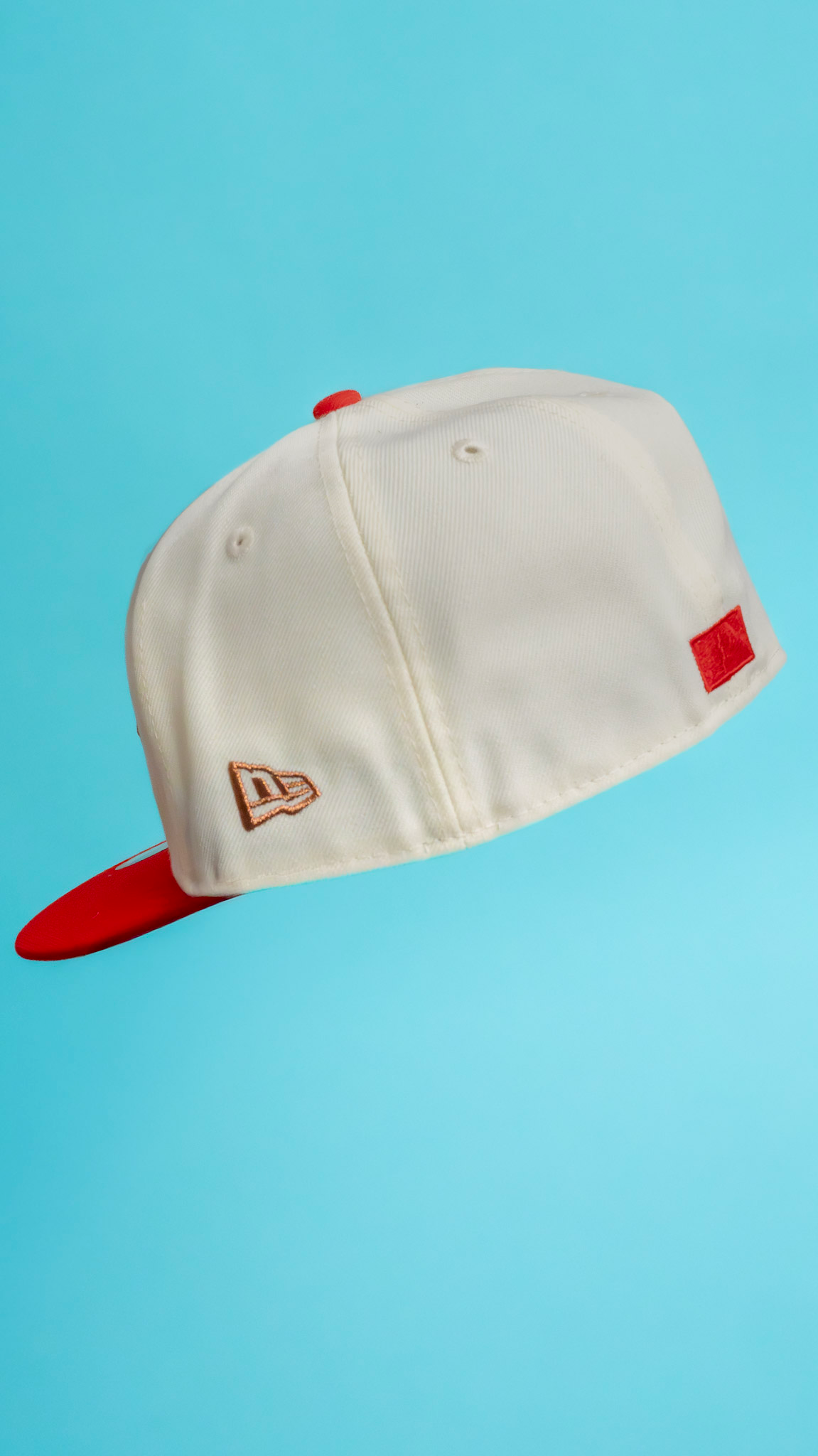 St. Louis CARDINALS METALLIC 2006 World Series Champions New Era 59FIFTY Fitted Hat – White / Orange UV