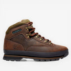 METRO Timberland Euro Hiker Mid brown waterproof leather hiking boots with EVA midsole and lug sole.