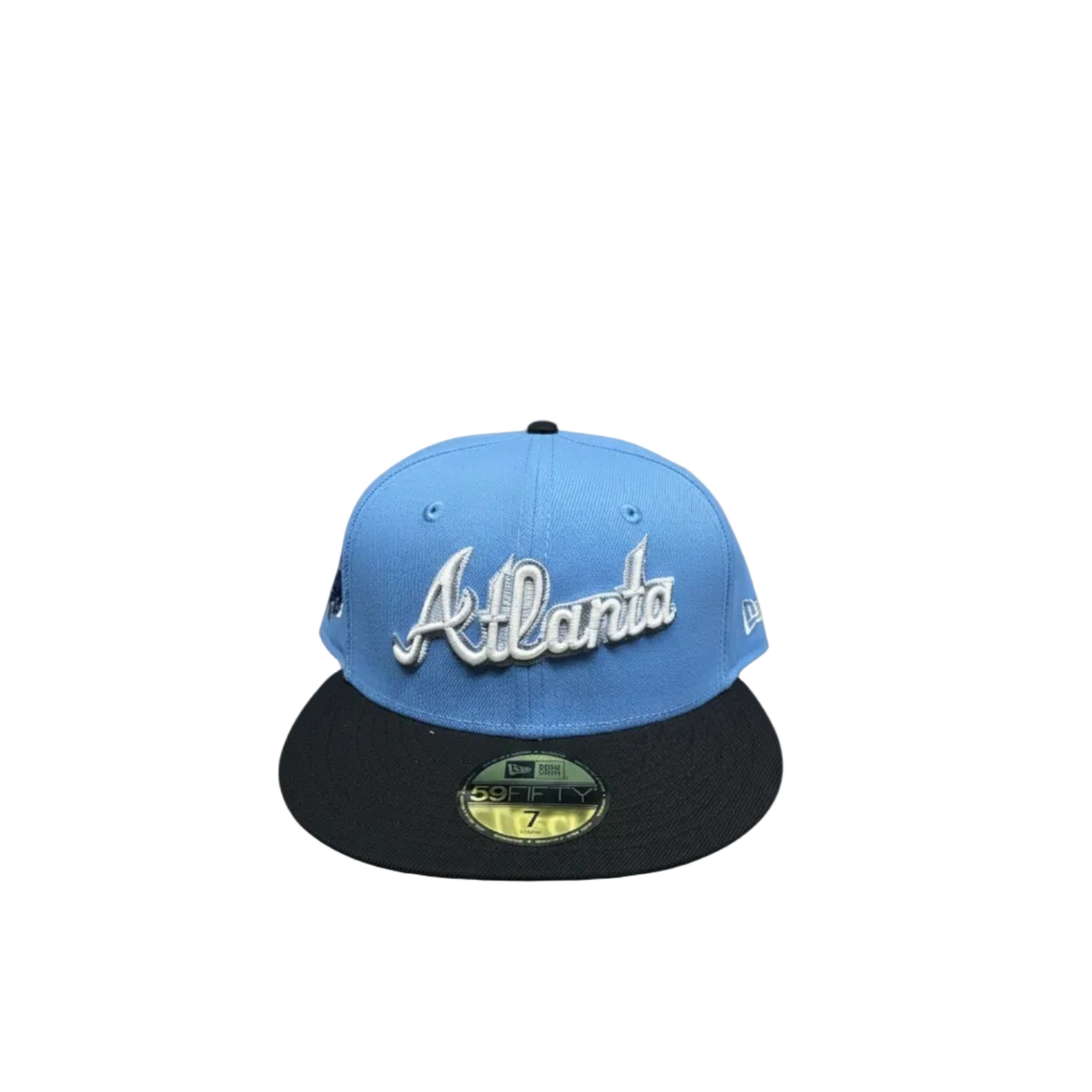Light blue and black Atlanta New Era fitted cap, hats, fitted caps, new era