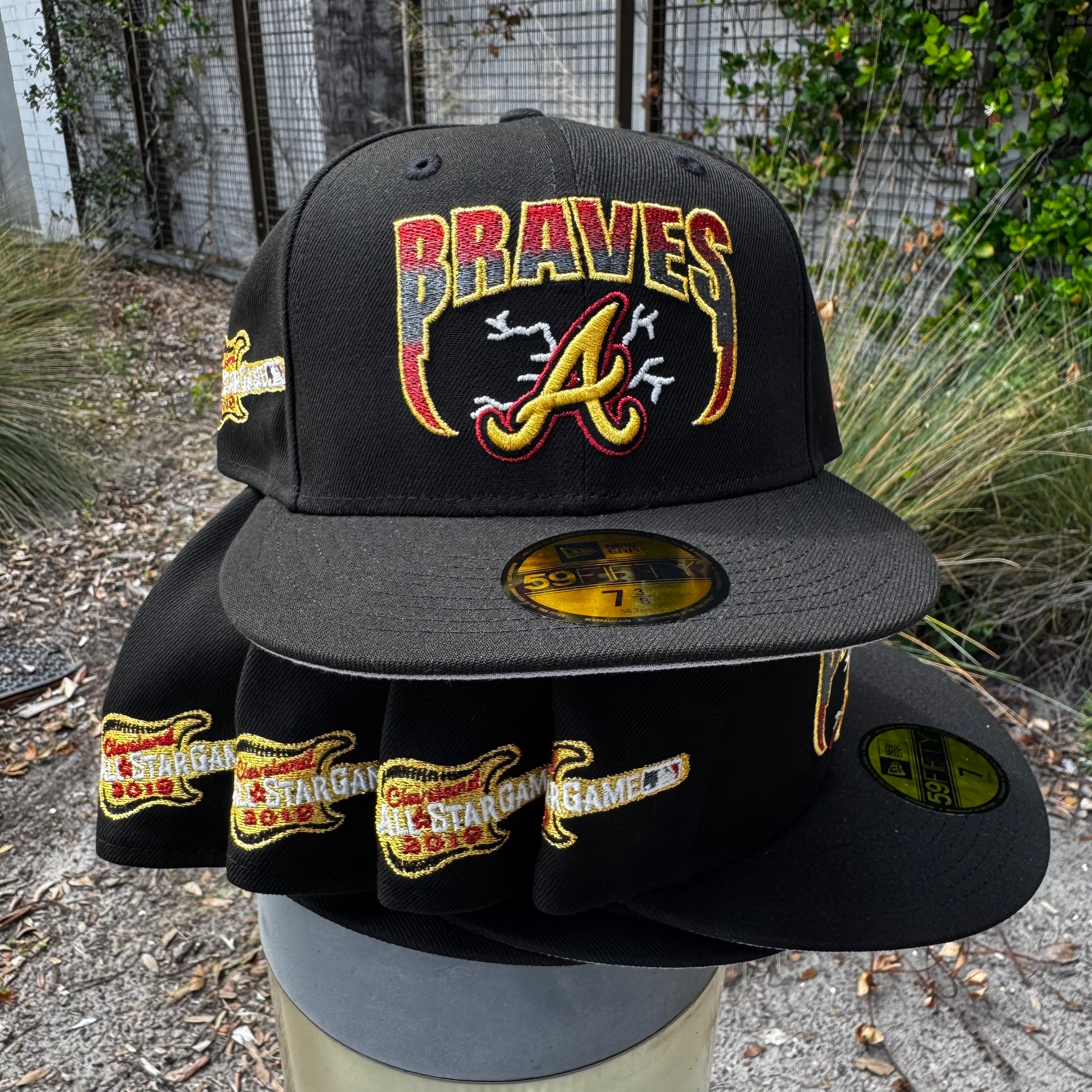 Braves "Rockstar" Fitted Hat