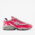 New Balance pink and grey sneaker, mesh and leather panel, men's footwear