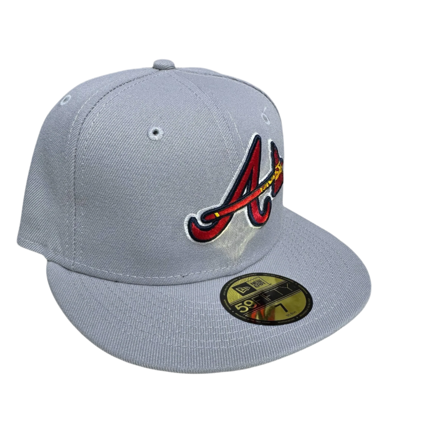 Atlanta Braves Grey New Era Fitted Cap