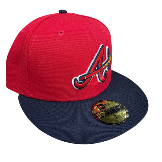 Atlanta Braves Home New Era Fitted Cap