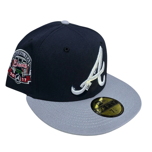Atlanta Braves Inaugural Season Navy New Era Fitted Cap