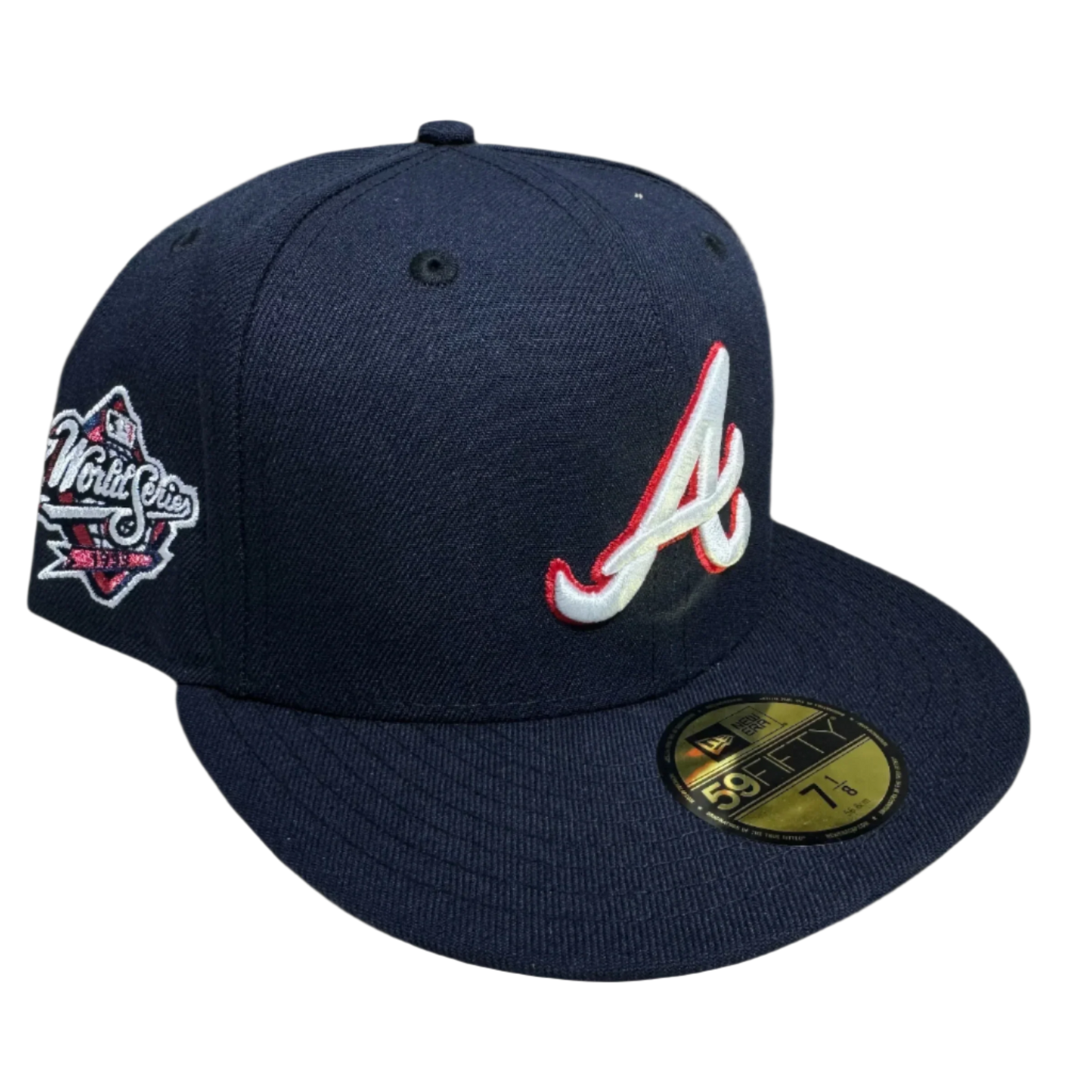 Atlanta Braves HomeGame Metallic WS New Era Fitted Cap
