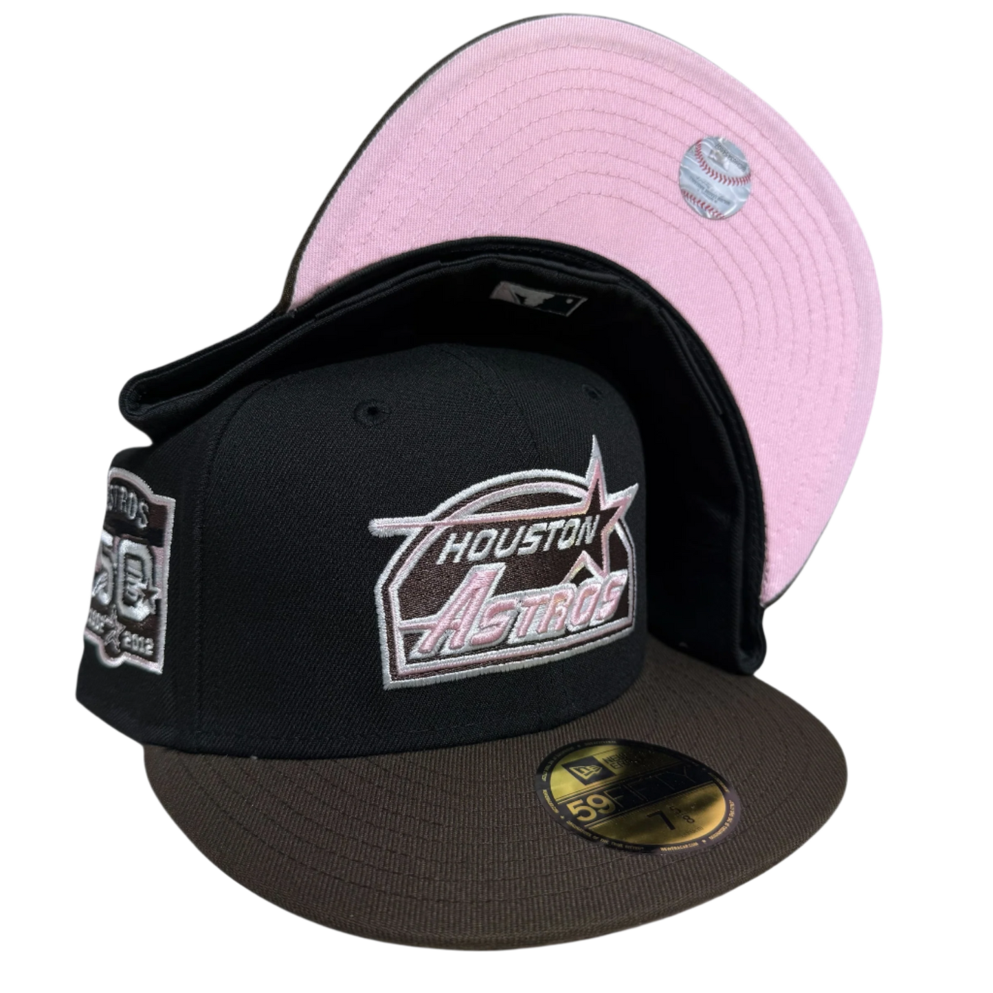 Houston Astros Reverse Mocha New Era Fitted Cap