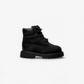METRO Timberland toddler black waterproof 6-inch premium leather boot with padded collar and rugged lug sole