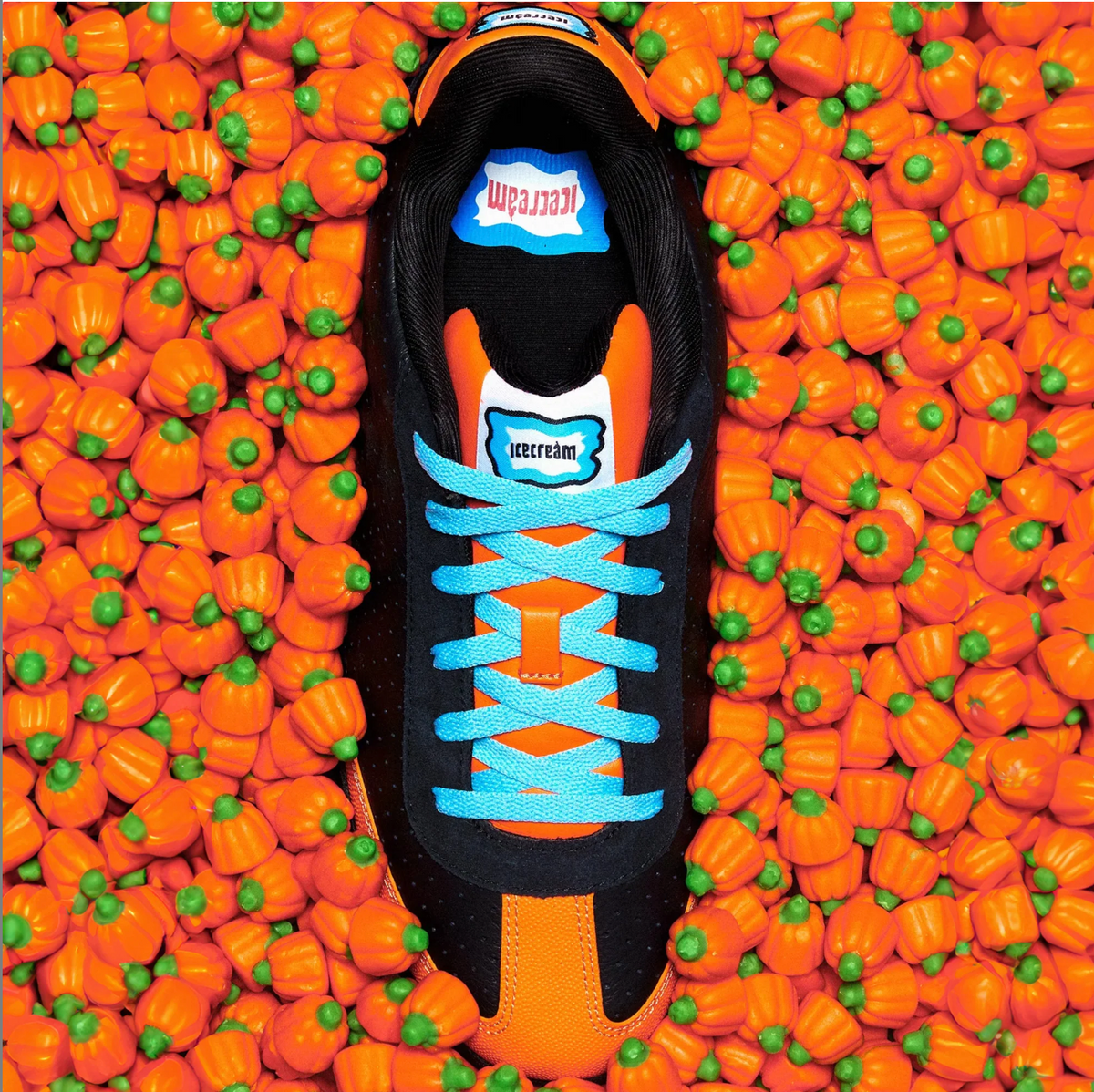 Reebok x ICECREAM Board Flip – Black / Orange / Blue