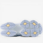 METRO New Balance 9060 sea salt oxford blue sneakers with mesh and suede overlays, ABZORB & SBS cushioning.