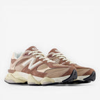 New Balance tan and beige suede mesh sneakers, stylish casual footwear