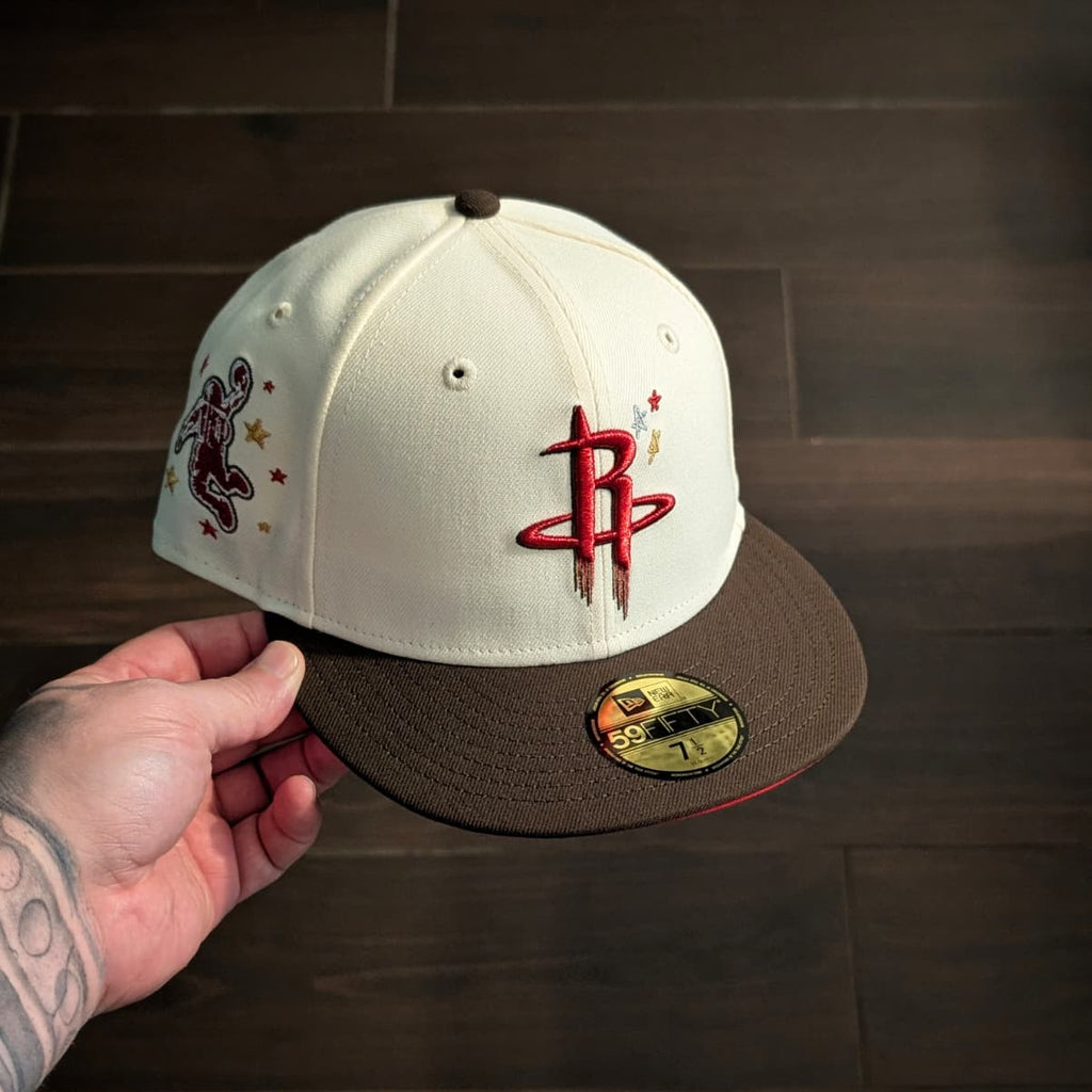 Houston Rockets 'Moonshot Mocha' Fitted Hat