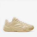 METRO Angel Reese 1 beige basketball shoes with engineered mesh upper and responsive cushioning.