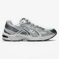 METRO ASICS GEL-1130 sneakers in Glacier Grey and Pure Silver. Mesh and synthetic leather upper with metallic accents.