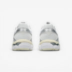 METRO ASICS GEL-Cumulus 16 white and silver mesh and synthetic overlay running shoes