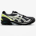 METRO ASICS GT-2160 black and lime zest mesh running shoes with silver accents and GEL cushioning.