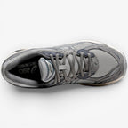 METRO ASICS GT-2160 men's running shoes in Oyster Grey and Carbon mesh with synthetic overlays and GEL cushioning.