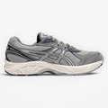 METRO ASICS GT-2160 running shoes in Oyster Grey and Carbon. Breathable mesh upper with synthetic overlays and GEL™ cushioning.