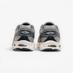 METRO ASICS GT-2160 sneakers in Oyster Grey and Carbon with breathable mesh and GEL cushioning.