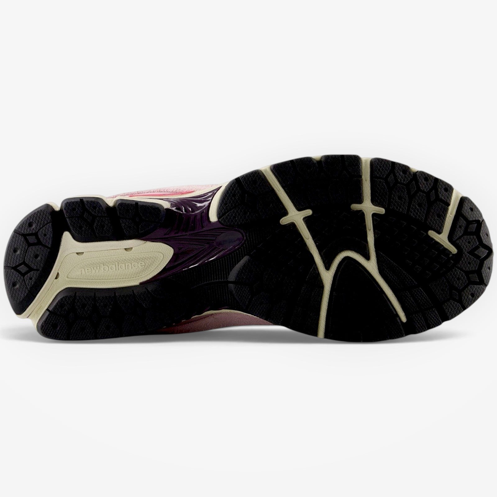 METRO New Balance 2002R sneaker outsole in black and cream with N-ergy technology branding