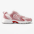 METRO New Balance 530 Rosewood sneaker with breathable mesh upper, synthetic overlays, and ABZORB cushioned midsole.