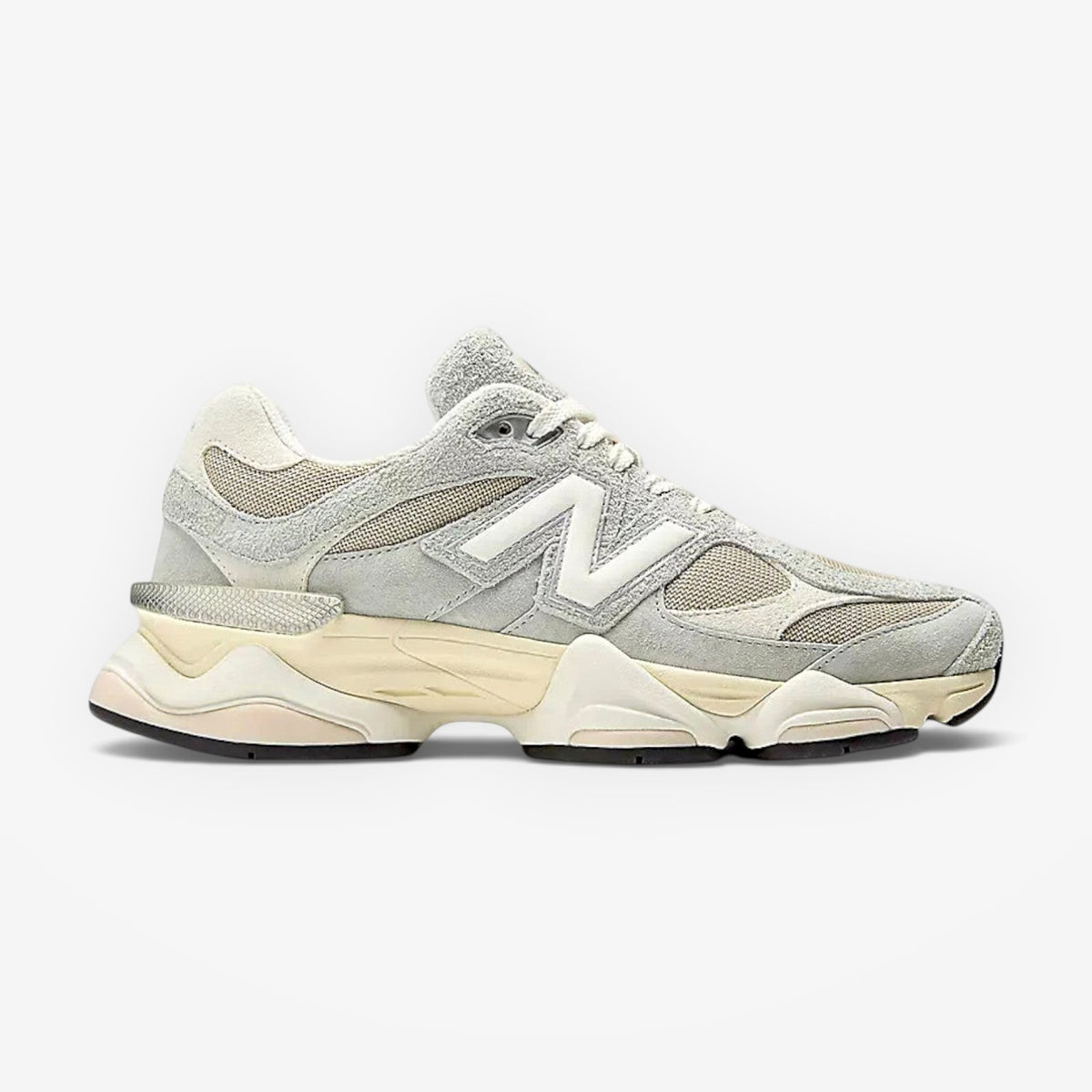 METRO New Balance 9060 sneaker in Lone Star Grey and Stonewear with suede overlays and sculpted midsole