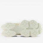 METRO New Balance 9060 white and gray unisex lifestyle sneakers with mesh and suede upper.