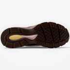 METRO New Balance 990v4 Made in USA sneaker outsole in brown with pink and alabaster accents