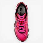 METRO New Balance ABZORB 2000 Pink Heat running shoes with mesh and synthetic overlays, ABZORB cushioning.