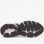 METRO ProGrid Omni 9 retro runner sneakers in brown, white, and silver with breathable mesh and ProGrid cushioning.