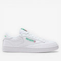 White Reebok sneaker on a white background