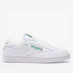White Reebok sneaker on a white background