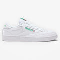 White Reebok sneaker on a white background