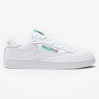 White Reebok sneaker on a white background