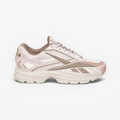 Reebok Premier Road Ultra sneakers in elemental pink and grey with a layered paneled design and sculpted midsole.