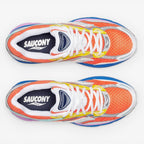 METRO ProGrid Omni 9 orange and multi-color mesh and synthetic overlay running shoes with white laces.