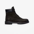 METRO Timberland Premium 6-inch waterproof boot in black nubuck leather with a padded collar and lug sole