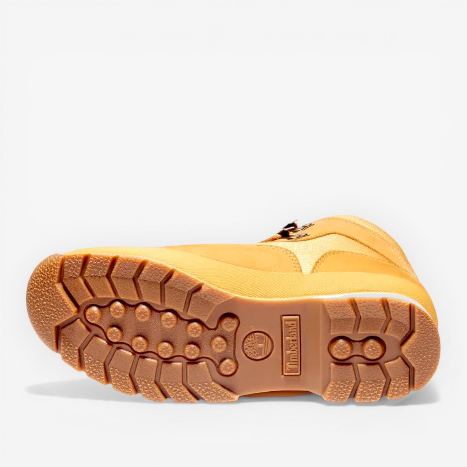METRO Timberland Euro Hiker Mid wheat nubuck leather and CORDURA fabric boots with lug sole.