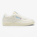 METRO Reebok Club C 85 Vintage chalk blue leather low-top sneakers with EVA cushioning and rubber outsole.